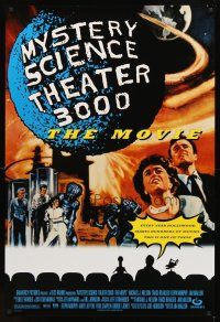 2t489 MYSTERY SCIENCE THEATER 3000: THE MOVIE DS 1sh '96 MST3K, sci-fi art from This Island Earth!
