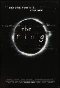 2t569 RING int'l DS 1sh '02 Ringu, Gore Verbinski directed, Naomi Watts