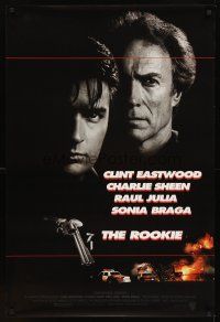 2t581 ROOKIE int'l 1sh '90 Clint Eastwood directs & stars w/Charlie Sheen!