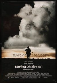 2t590 SAVING PRIVATE RYAN int'l DS 1sh '98 Steven Spielberg, Tom Hanks, Tom Sizemore, Matt Damon
