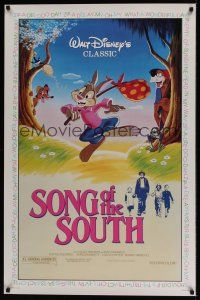 2t641 SONG OF THE SOUTH 1sh R86 Walt Disney, Uncle Remus, Br'er Rabbit & Br'er Bear!