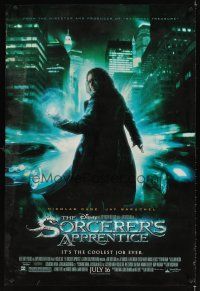 2t642 SORCERER'S APPRENTICE advance DS 1sh '10 cool image of Nicolas Cage in traffic!
