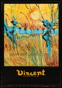 2t760 VINCENT 1sh '88 Van Gogh painting, Willows at Sunset!