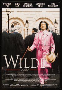 2t774 WILDE 1sh '88 Stephen Fry in the title role, Jude Law, Vanessa Redgrave!