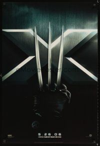 2t794 X-MEN: THE LAST STAND style A teaser DS 1sh '06 Jackman, Stewart, Berry, Marvel Comics!