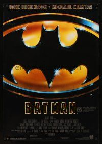 2r070 BATMAN Aust 1sh '89 Michael Keaton, Jack Nicholson, directed by Tim Burton!