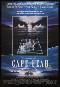 2r071 CAPE FEAR Aust 1sh '91 great close-up of Robert De Niro's eyes, Martin Scorsese!