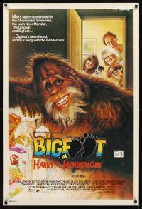 2r073 HARRY & THE HENDERSONS Aust 1sh '87 Bigfoot, John Lithgow, Melinda Dillon & Don Ameche!
