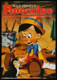 2r076 PINOCCHIO Aust 1sh R92 Disney classic cartoon about wooden boy who wants to be real!
