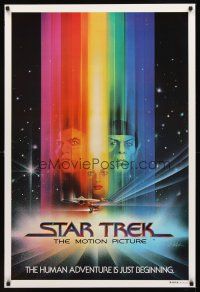 2r078 STAR TREK teaser Aust 1sh '79 cool art of William Shatner & Leonard Nimoy by Bob Peak!