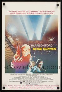 2r552 BLADE RUNNER Belgian '82 Ridley Scott sci-fi classic, different art of Harrison Ford!