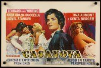 2r556 CASANOVA Belgian '69 Leonard Whiting as the great lover, sexy Maria Grazia Buccella
