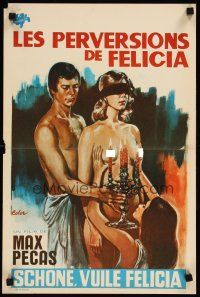 2r570 FELICIA Belgian '75 Max Pecas's Les mille et une perversions de Felicia, sexy artwork!