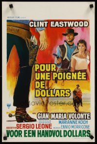 2r572 FISTFUL OF DOLLARS Belgian R70s Sergio Leone, cool different art of Clint Eastwood!