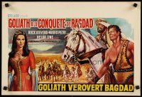 2r579 GOLIATH AT THE CONQUEST OF DAMASCUS Belgian '65 Peter Lupus, Golia alla conquista di Bagdad