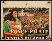 2r619 PONTIUS PILATE Belgian '61 Ponzio Pilato, Jean Marais, Jeanne Crain!