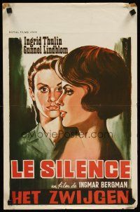 2r637 SILENCE Belgian '63 Ingmar Bergman's Tystnaden starring Ingrid Thulin!