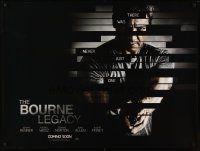 2r783 BOURNE LEGACY teaser DS British quad '12 there was never just one, Jeremy Renner!