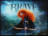 2r784 BRAVE advance DS British quad '12 cool Disney/Pixar fantasy cartoon set in Scotland!
