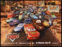 2r786 CARS advance DS British quad '06 Walt Disney animated automobile racing, cool image of cast!
