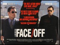 2r803 FACE/OFF DS British quad '97 John Travolta and Nicholas Cage switch faces, John Woo sci-fi!