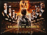 2r814 HUNGER GAMES advance DS British quad '12 Jennifer Lawrence, the world will be watching!