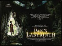 2r831 PAN'S LABYRINTH British quad '06 del Toro's El laberinto del fauno, cool fantasy image!