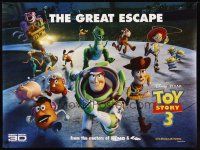 2r865 TOY STORY 3 DS British quad '10 Disney & Pixar, great image of cast, the great escape!