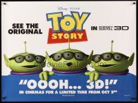 2r863 TOY STORY DS British quad R09 Woody, Buzz Lightyear, Disney Pixar animated sequel!