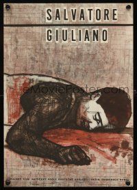 2r362 SALVATORE GIULIANO Czech 11x16 '63 life & death of Sicily's outstanding outlaw, Erlebach art