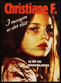 2r665 CHRISTIANE F. Danish '81 classic German drug movie about 13 year-old addict/hooker!