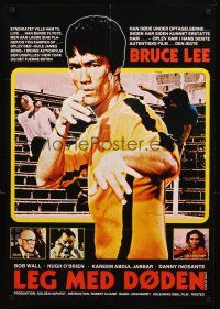 2r678 GAME OF DEATH Danish '79 cool image of Bruce Lee in his final movie!