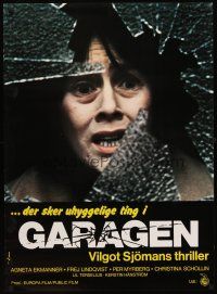 2r679 GARAGET Danish '75 Vilgot Sjoman, Agneta Ekmanner in broken glass!