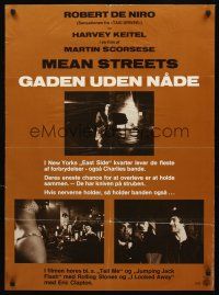 2r705 MEAN STREETS Danish '76 Robert De Niro, Martin Scorsese, cool different images!
