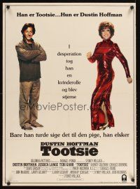 2r744 TOOTSIE Danish '83 full-length Dustin Hoffman in drag & as himself!