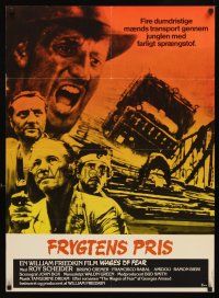 2r733 SORCERER Danish '77 William Friedkin, Wages of Fear, image of truck crossing rope bridge!
