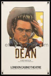 2r760 DEAN stage English double crown '90s wonderful Castle art of James Dean in hat, from musical!
