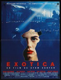 2r481 EXOTICA French 23x32 '95 Atom Egoyan directed, Canadian nightclub sex, sexy stripper!