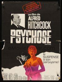 2r497 PSYCHO French 23x32 R69 sexy half-dressed Janet Leigh, Anthony Perkins, Alfred Hitchcock!