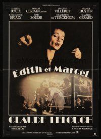 2r514 EDITH & MARCEL French 15x21 '83 Claude Lelouch's biography of Piaf & boxer Cerdan!