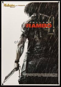 2r024 RAMBO Indian '08 black & white image of wildman Sylvester Stallone in title role!