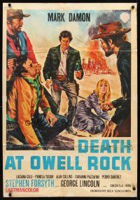 2r385 DEATH AT OWELL ROCK Italian 1sh '67 La Morte Non Conta I Dollari, spaghetti western!
