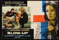 2r427 BLOW-UP Italian photobusta '67 Antonioni, David Hemmings, sexy Vanessa Redgrave!