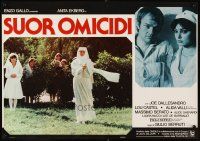 2r443 KILLER NUN set of 6 Italian photobustas '79 Suor Omicidi, sexy Anita Ekberg, Paolo Morra!