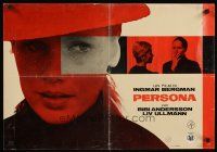 2r451 PERSONA red style Italian photobusta '66 Liv Ullmann & Bibi Andersson, Bergman classic!