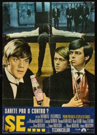 2r415 IF Italian lrg pbusta '69 Malcolm McDowell, Christine Noonan, directed by Lindsay Anderson!