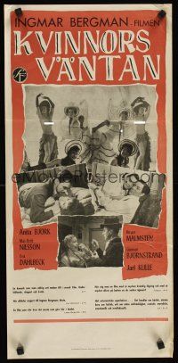 2r170 SECRETS OF WOMEN Swedish stolpe '52 Ingmar Bergman, Eva Dahlbeck, love affairs of 3 women!