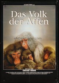 2r105 MONKEY FOLK Swiss '89 Le Peuple Singe, great image of primate family!
