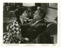 2s058 ADAM'S RIB 8x10 still '49 romantic c/u of husband & wife Spencer Tracy & Katharine Hepburn!