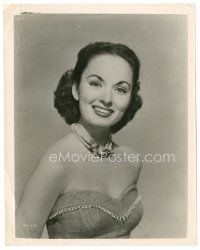 2s088 ANN BLYTH 8x10 still '40s beautiful smiling portrait wearing pearls & great dress!